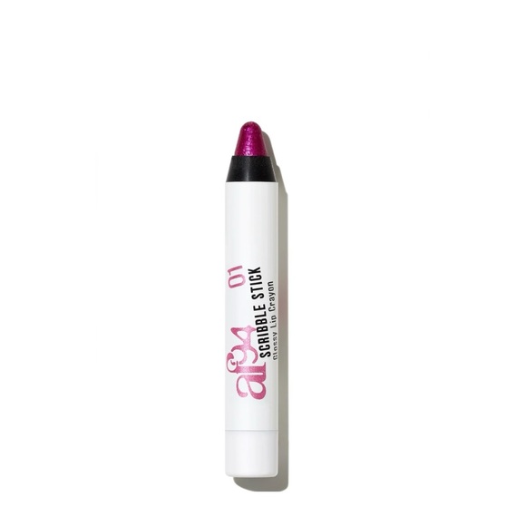 af94 NWT  Scribble Glossy Lipstick Crayon, Sugar Crash, Purple Heart - Picture 1 of 6